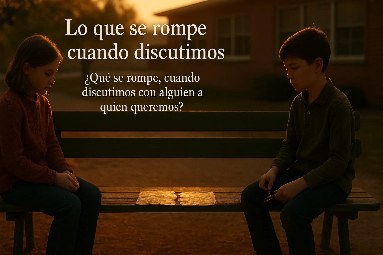 Lo que se rompe cuando discutimos